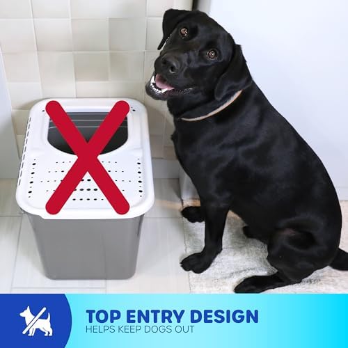 Petmate Enclosed Cat Litter Box - Image 3