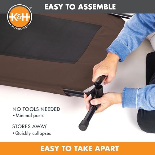 K&H Outdoor Elevated Dog Bed for Large & X-Large Pets - Image 4