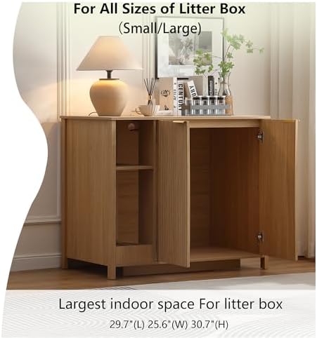 Forest Gravity Extra Large Litter Box Cabinet - Image 4