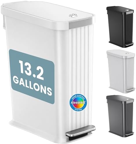 iTouchless 13.2 Gallon / 50 Liter Dog Poop Trash Can by Unknown