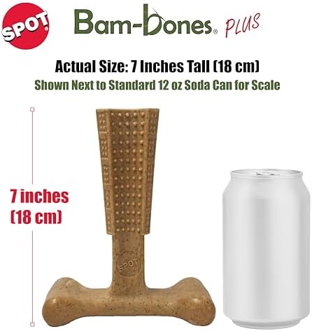 SPOT Bam-Bones Plus T-Bone Dog Chew, 60-90 lb Heavy Chewers - Image 4