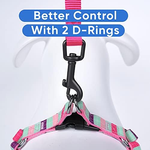 Pawtitas Multicolor Step-in Dog Harness – Adjustable No-Pull Vest - Image 5