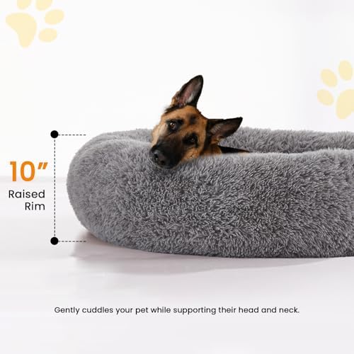 Calming Dog Bed Anti-Anxiety Donut Dog Beds - Image 4