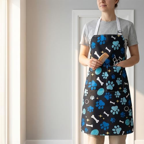 2 Pack Dog Grooming Waterproof Apron - Image 6