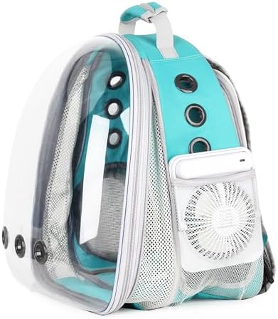 LOLLIMEOW Mini Fan for Pet Carrier Backpack, Bubble Backpack Carrier, Cats and - Image 3