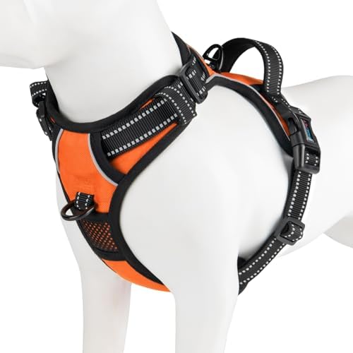 PHOEPET No Pull Dog Harnesses for Small Puppies Reflective Adjustable by PHOEPET