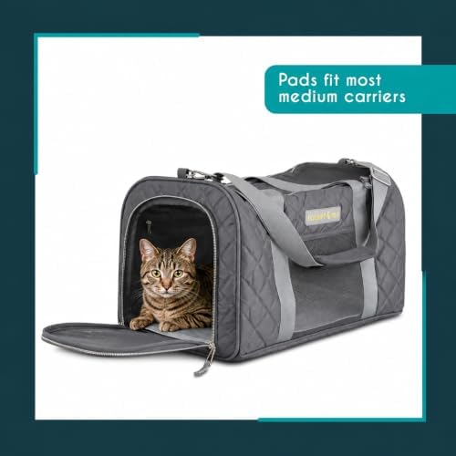 rocket & rex Washable Cat & Dog Carrier Pad, Reusable Liner Insert - Image 2