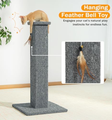 Made4Pets Cat Scratching Post for Indoor Cats, Carpet Cat Scratcher - Image 7