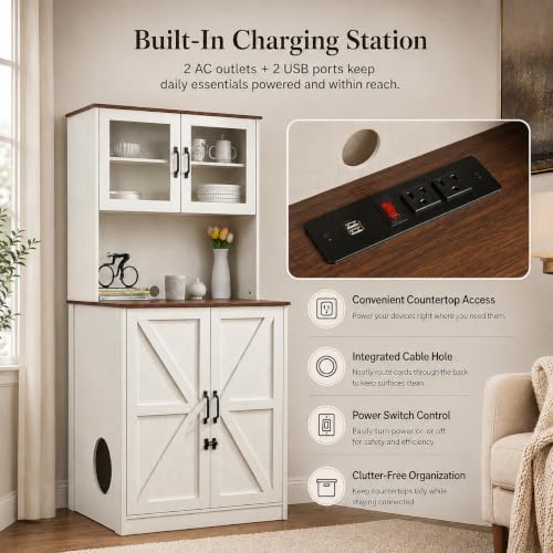 Forest Gravity Extra Large Tall Litter Box Cabinet - Image 2