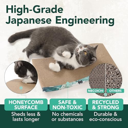 Reversible Wave Cat Scratcher for Indoor Cats - Image 4