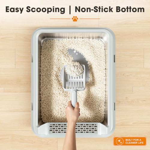 AIPERRO Stainless Steel Litter Box - Image 6