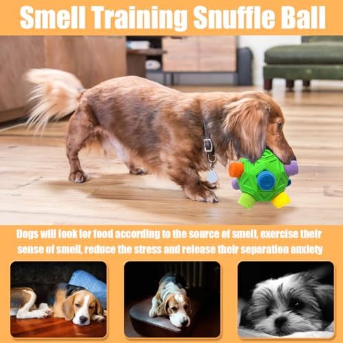 Dog Snuffle Ball-Interactive Puzzle Dog Toys Encourage Natural Foraging Skills - Image 5