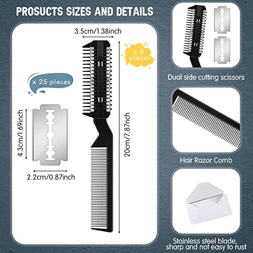 Yinkin 5 Pcs Dog Razor Comb - Image 2