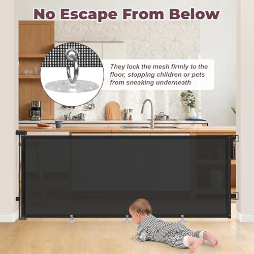 78" Retractable Extra Wide Baby Gates - Image 6