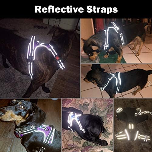 PHOEPET No Pull Dog Harness Medium Reflective Front Clip Vest - Image 6