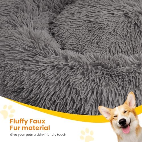 Calming Dog Bed Anti-Anxiety Donut Dog Beds - Image 5