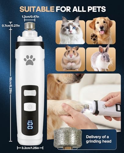 Ultra-Quiet Dog Nail Grinder | Stress-Free - Image 6