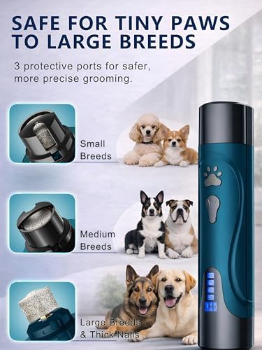 YABIFE Super Quiet Dog Nail Grinder & Clippers Kit - Image 6