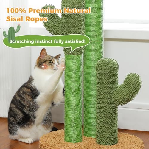 PAWZ Road Cactus Cat Scratching Post 35”Cat Scratcher - Image 5
