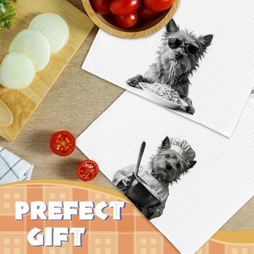 Dog Kitchen Towels Decor Set of 2 - Image 5