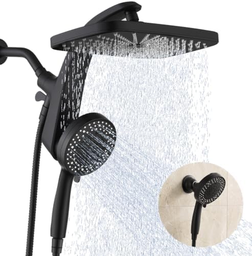 Rain Shower Head with Handheld Showerhead by BOZYBO-BornforQualityLife