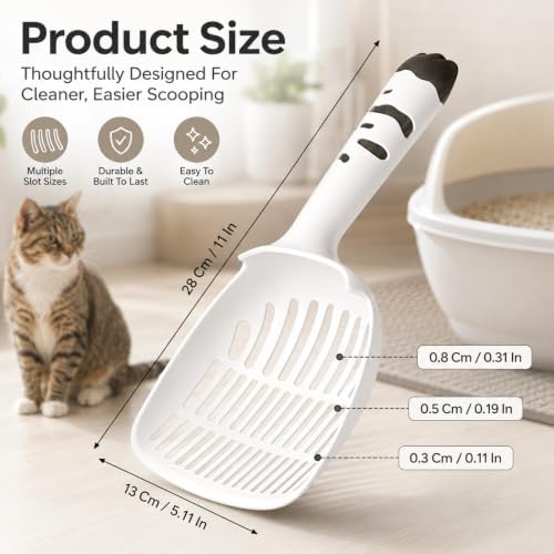 Cat Litter Scooper Plastic Cat and Dog Poop Collector - Image 6