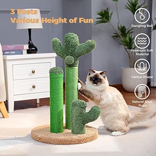 PAWZ Road Cactus Cat Scratching Post 27”Cat Scratcher - Image 4