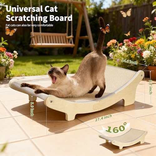 HOTEAGLE Cat Hammock Bed for Indoor Cats, Upgraded Thicken Support Rods - Image 6