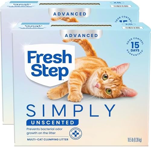 Fresh Step Advanced Simply Unscented Multi Cat Clumping Litter by FreshStep