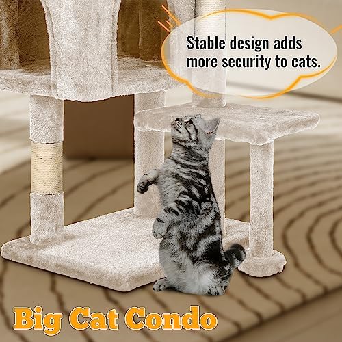 FDW 37.8 inch Cat Tree Cat Tower - Image 6