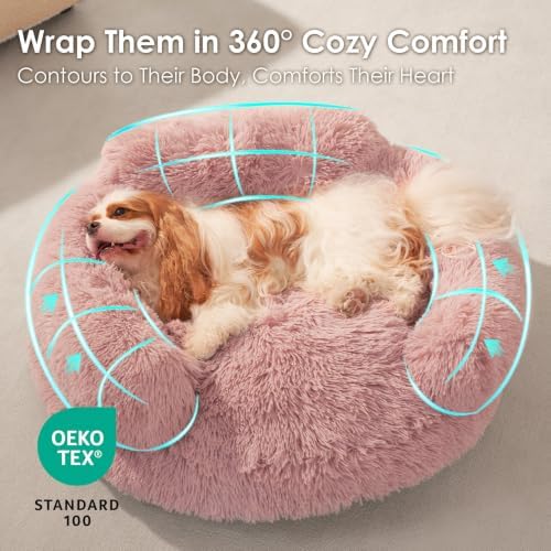 EHEYCIGA 36" Calming Donut Dog Bed - Image 4