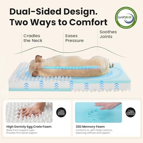 OhGeni Orthopedic Waterproof Medium Dog Bed, Memory Foam, 30 inch - Image 4