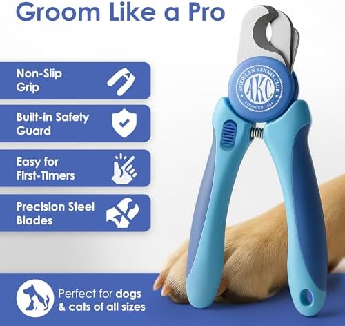 AKC Dog & Cat Stainless Steel Nail Clippers - Image 2