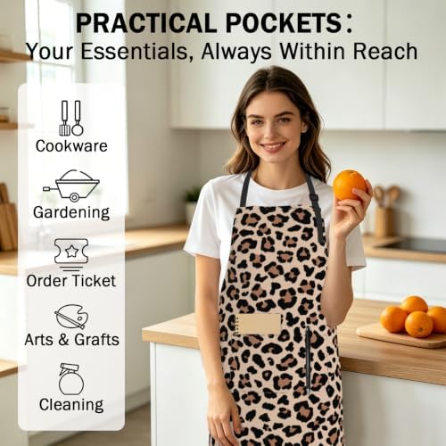 Art Apron with Pocket for Women Men - Image 6