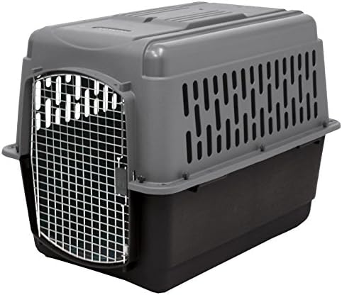 Petmate Large Breeds Dog Kennel, Dark Gray and Black by Petmate