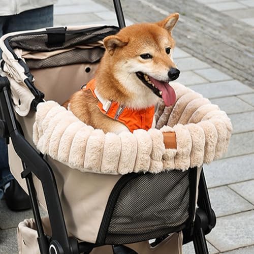 Pet Pram Padding – Fleece Thermal Seat Insert, Machine Cleanable Comfort - Image 3