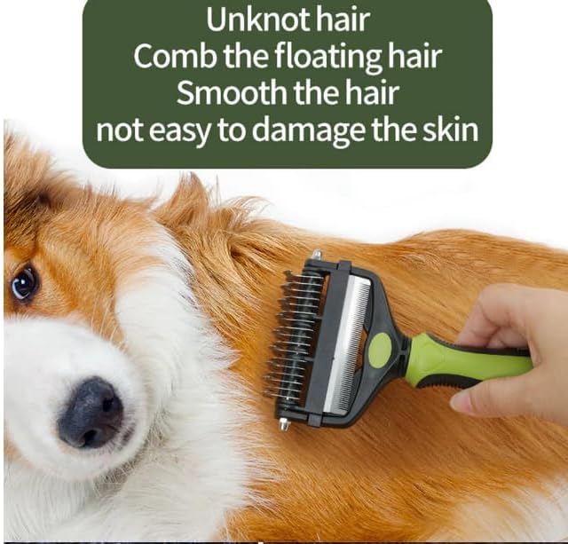 3-IN-1 Pet Deshedding and Grooming Tool, Cat Grooming Brush - Image 4