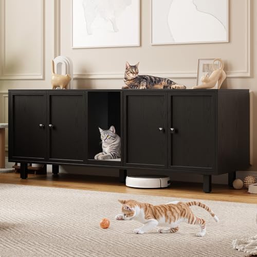 ONBRILL 63 Inches Cat Litter Box Enclosure by ONBRILL