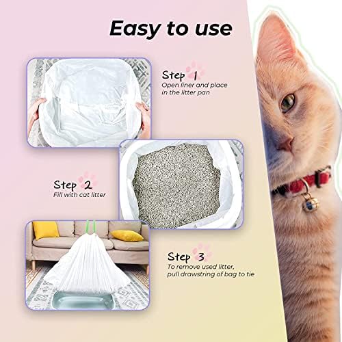 20 Count Jumbo Cat litter Box Liners - Image 5