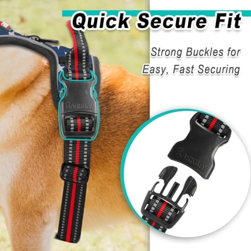 BARKBAY Dog Harness for Small Sized Dog No Pull Mesh 2 Clips Dog Vest - Image 7