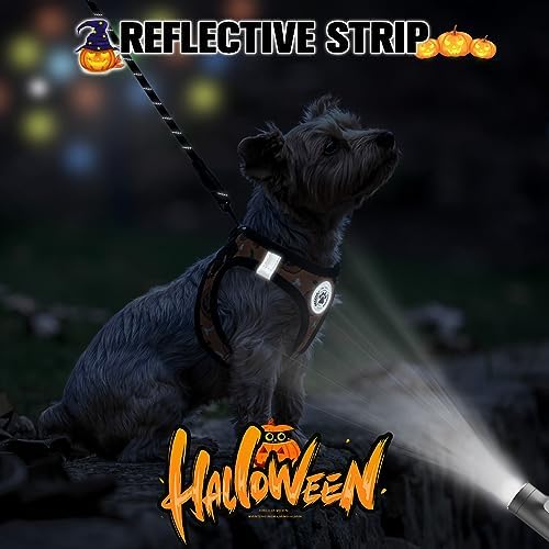 BEAUTYZOO Halloween Dog Harness Medium Sized and Leash Set, No Pull Pet Vest - Image 6