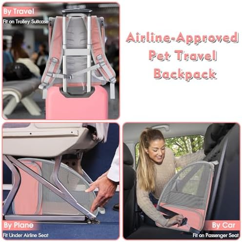 Cat Backpack Carrier, Small Dog Carrier Backpack - Image 6