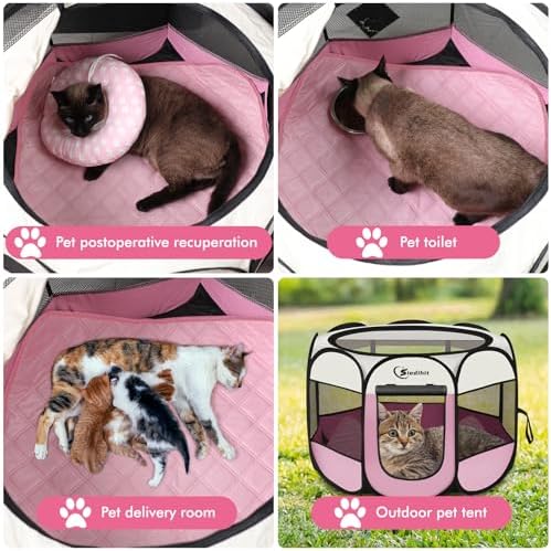 Sieidihit Dog Cat Playpen Tent Crate Cage - Image 3