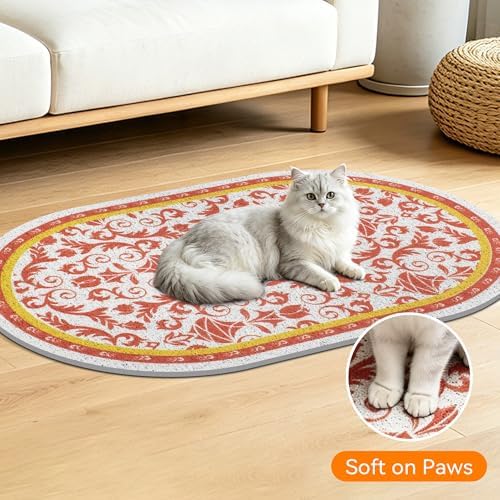 Cat Litter Mat, Waterproof & Urine-Proof Kitty Litters Catcher Mats, Keep Floor - Image 5
