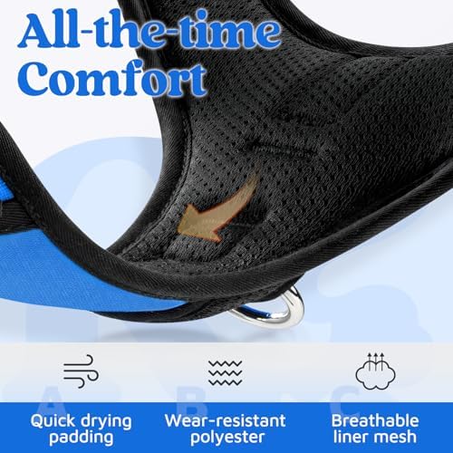 rabbitgoo Dog Harness for Large, No Pull 3 Buckles Easy On & Off - Image 6