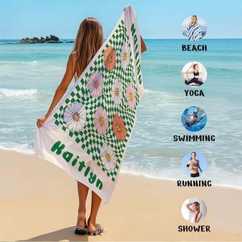 JML Custom Flower Beach Towel - Image 6