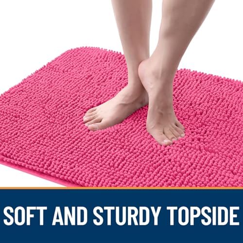 OLANLY Dog Door Mat for Muddy Paws 59x32, Super Absorbent Chenille Mud Mat - Image 4