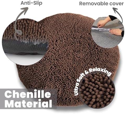 Muddy Mat®Cloud K-9 Bed for Dogs & Cats, Soft & Relaxing Donut Dog Bed - Image 2