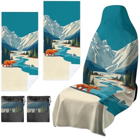 2 Pack Car Towels Seat Cover by Unknown