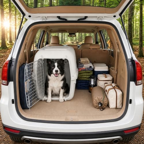 SportPet 36” Large Front Load Hard Sided Pet Carrier Kennel – Secure Portable - Image 7